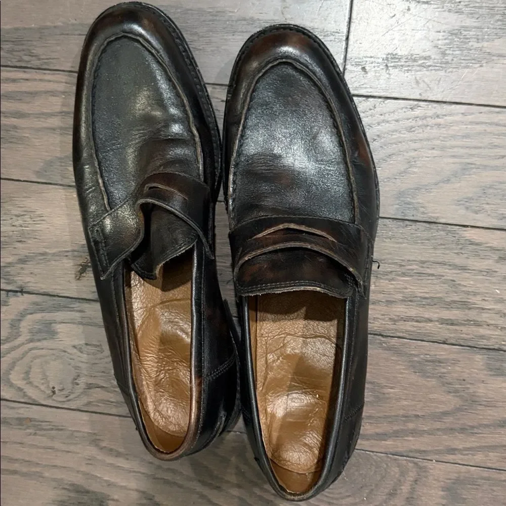 Frye men dark brown leather sz10